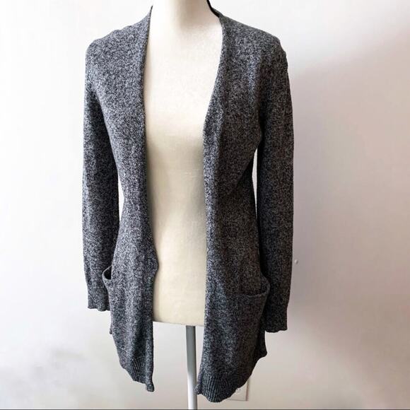 Old Navy Long Open Front Cardigan Heather Gray XS - Picture 1 of 4